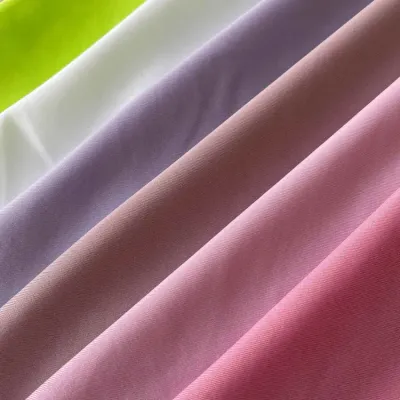 Close-up of poly-spandex blend golf apparel fabric texture