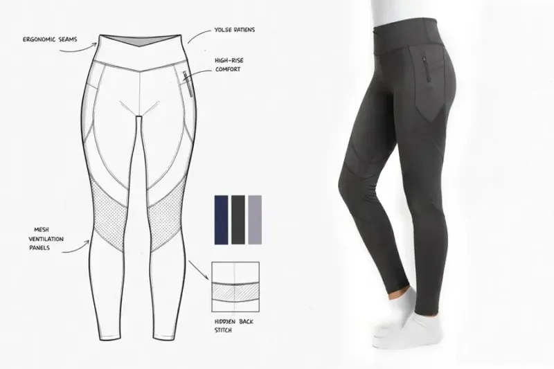 Custom golf wear design and R&D process